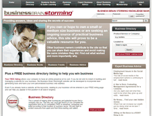 Tablet Screenshot of businessbrainstorming.co.uk